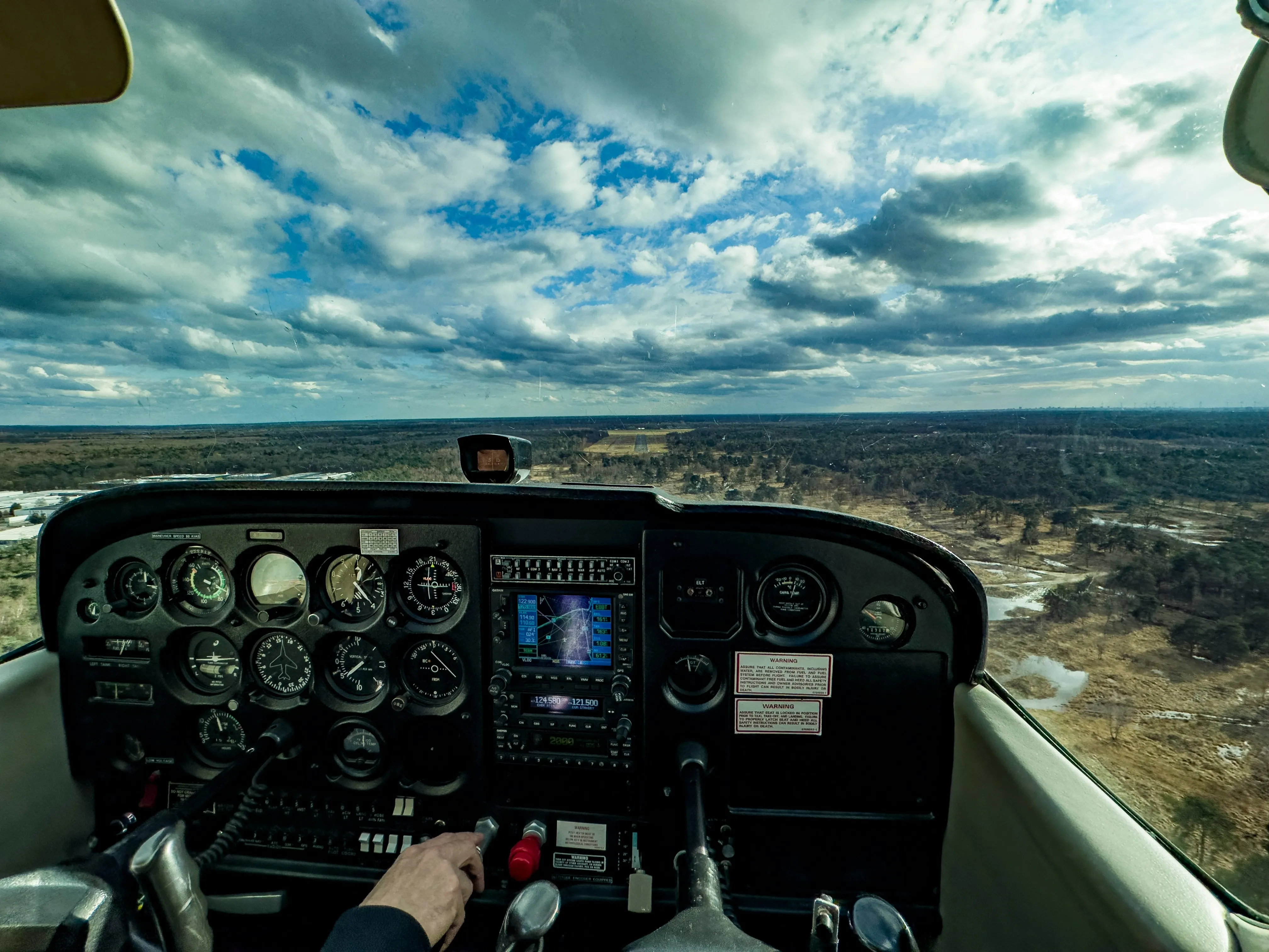 Female pilot smiling